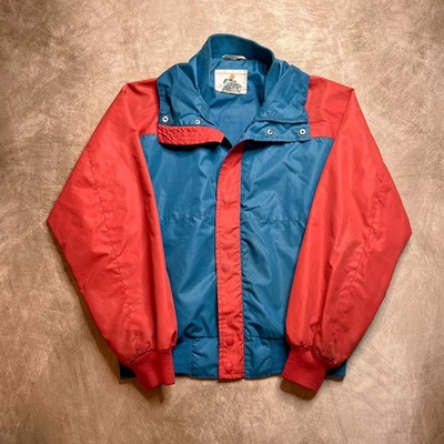 EMS the Outdoor Specialists Vintage Zip Up Windbreaker Color Block Jacket Mens M - Image 1 of 4