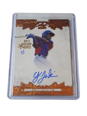 🔥 2015 Leaf Ultimate Draft #BAEJ1 Eric Jenkins Auto 2017 Holiday Bonus 1 of 1 - Image 1 of 2