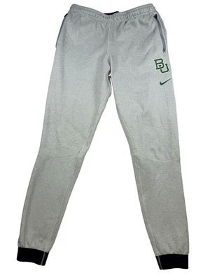 Mens Nike Dri Fit Baylor Bears Sweatpants Joggers Gray NCAA Football Size Medium - Image 1 of 4