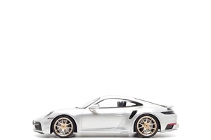 Minichamps 1:18 Porsche 911 Turbo S (992) Sport Design in GT Silver - Picture 1 of 13