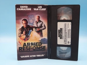 Armed Response VHS 1986 David Carradine Lee Van Cleef Martial Arts Action - Picture 1 of 5