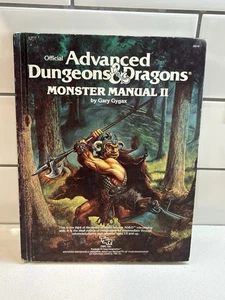 Official Advanced Dungeons & Dragons Monster Manual II 1983 Hardcover 1st Print - Bild 1 von 9