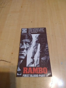 Rambo First Blood Part 4 Vhs - Picture 1 of 6