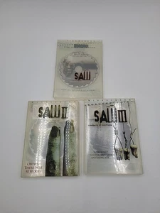 Saw 1,2 & 3 DVD lot (Saw, Saw II & Saw III) Widescreen  - Bild 1 von 5