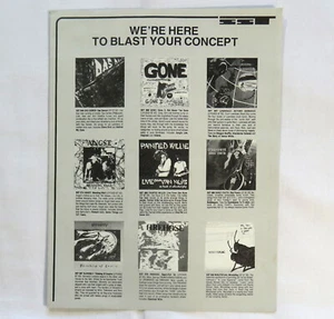 SST Original Katalog 1989/'90 Hardcore Punk Grunge Musik Blast Your Concept - Bild 1 von 3