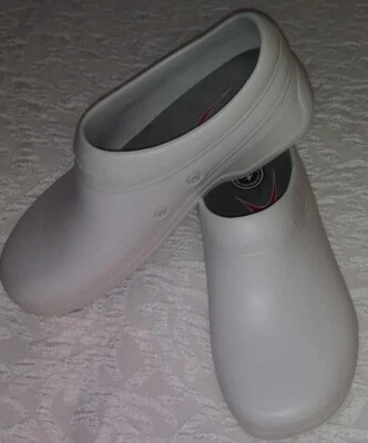 Skechers Oswald Clara Mujer 10 Zuecos Antideslizantes Blanco Zapatos 76381 Excelente Foto 1 de 4