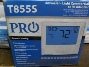 Termostato digital programable 3H/2C Pro1 T855S 7 días - Imagen 1 de 1