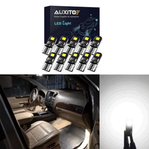 10X White CANBUS LED Interior Map Dome License Plate Light Bulb T10 2825 194 168 - Picture 1 of 8
