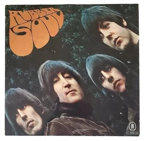 THE BEATLES Rubber Soul LP 1969 GEMA 1C 062-04 115 Odeon Blue Label Stereo VVGC - Picture 1 of 16