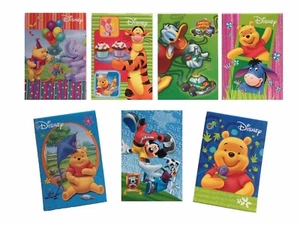 WINNIE THE POOH MICKEY SET 4 NOTIZBÜCHER A7 NOTIZBLOCK MIT DEKORIERTEN SEITEN DISNEY - Bild 1 von 1