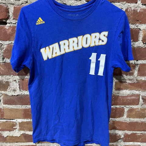 Golden State Warriors Thompson Adidas Blue Shirt Small Cover