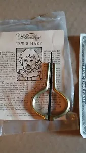 Vintage Colonial Williamsburg Foundation Interpreted Jew’s Harp Metal Musical - Picture 1 of 3