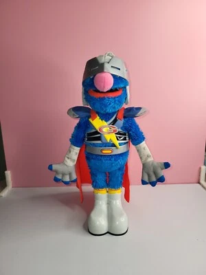 Juguete de peluche interactivo parlante Sesame Street Flying Super Grover 2.0 usado Foto 1 de 4