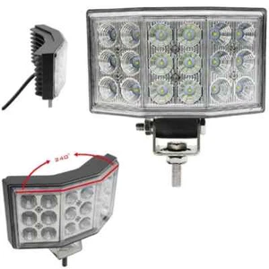 240° WEITWINKEL LED ARBEITSLEUCHTE ARBEITSLEUCHTE HELL 10-36V 4000 LUMEN VSWD-WL635 - Bild 1 von 2