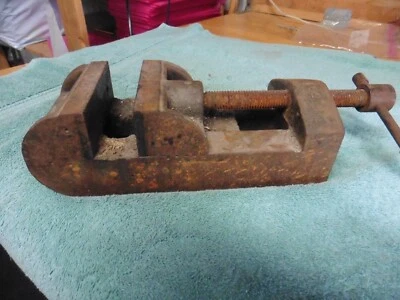 VTG VISE  4" PRECISION Lathe TOOLMAKER SCREW VISE  working heavy  50114-1 - Image 1 of 4