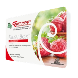 ⭐️⭐️⭐️⭐️⭐️ TREEFROG FRESH BOX XTREME FRESH AIR FRESHENER - Strawberry - Bild 1 von 9