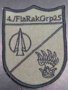 Bundeswehr Patch BW Ärmelabzeichen 4./ FlaRakGrp25 - Bild 1 von 1
