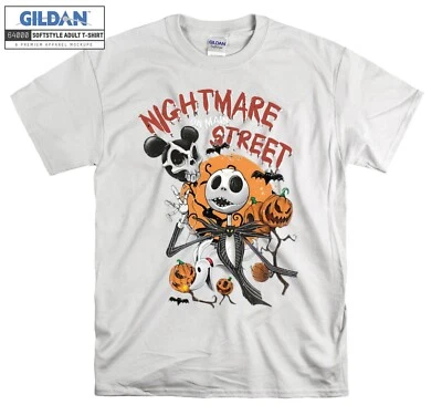 Disney Nightmare On The Main Street Jack Sk Hoodie Tshirt Men Women Unisex AC107 - Image 1 of 4