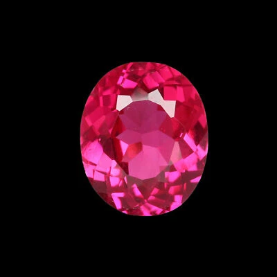 Red Ruby 14. Carat Oval Cut Loose Gemstone For Jewelry/Ring Making - Image 1 of 4