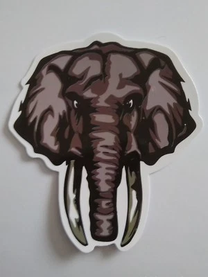 Elefante Vinilo Adhesivo Portátil Tableta Teléfono Casco Monopatín JDM Foto 1 de 2