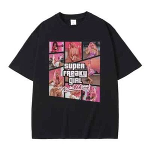 Super Freaky Girl Nicki Minaj Graphic Print Tshirt Men Women Hip Hop Casual T-sh - Picture 1 of 3