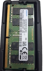 Samsung 16GB DDR4 2400 MHz 1,2 V CL17 SODIMM Speichermodul (M471A2K43CB1-CRC) - Bild 1 von 3