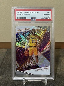 LeBron James 2018-19 Panini Revolution 40 Lakers Basketball Card PSA 10 GEM MINT - Picture 1 of 1