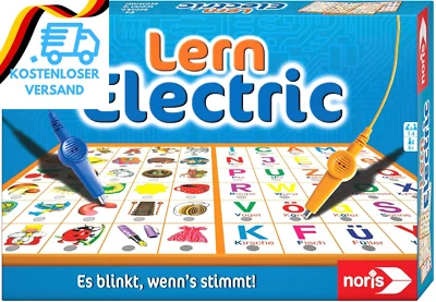 BESUCHE DEN NORIS-STORE Noris 606013711 Lern Electric Der Lernspiel-Klassiker Was Passt Zusammen, Es Bli