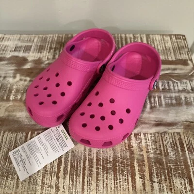Pink Kids Crocs / New  With Tags / Size 13 - Image 1 of 4