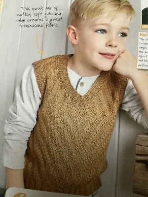 COOL & CLASSIC - Diamond Stitch Tank Top - Knitting Pattern - Martin Storey - Image 1 of 3