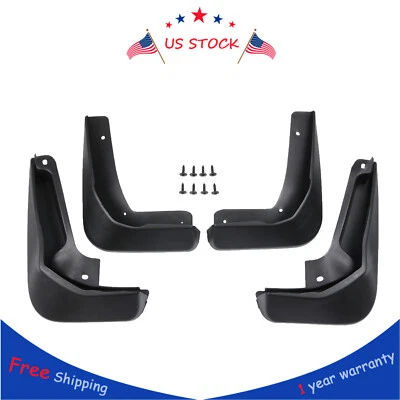 New Splash Guards Mud Flaps for Ford Focus 2012-2018 Sedan Front Rear Set of 4 - Image 1 of 4
