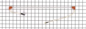 OEM Whirlpool Refrigerator Defrost Heater WP60106-34 - Picture 1 of 4