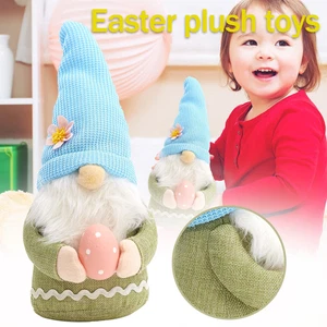 Easter Gnome Plush Doll Decoration Handmake Scandinavian Tomte Festival Decor - Picture 1 of 9