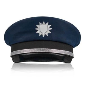 Kinder Polizei Mütze Polizeikostüm Zubehör Gesetzeshüter Kostüm Hut Karneval - Bild 1 von 3