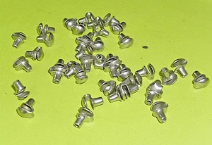 Agraffen, Schuhhaken, Schnürhaken, 100 Stück, Farbe silber, vernickelt - Bild 1 von 5