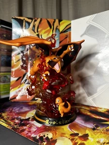 Charizard Charmeleon Charmander Pokemon Statue Action Figure Illuminate LED 24cm - Picture 1 of 10