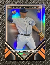 SPENCER TORKELSON 2022 Topps Finest Rookie Refractor Variation SSP /99 Tigers RC