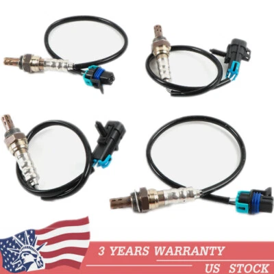 Set of 4 Oxygen Sensor For 2007 Cadillac Escalade ESV EXT 6.2L GMC Yukon XL 1500 - Image 1 of 4