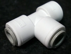 Parker TrueSeal 3/8" 3-way Union Tee, RO Water Reverse Osmosis, Push-to-Connect - Picture 1 of 12