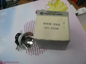 Projektionslampe Projektorlampe EMM EKS 24V 250W GE Quartzin GENERAL ELECTRIC - Bild 1 von 1