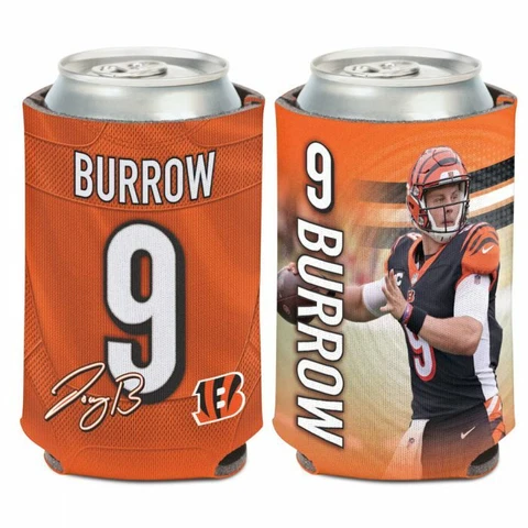 JOE BURROW CINCINNATI BENGALS SOFT FOAM CAN BOTTLE COOZIE COOLER KOOZIE NFL Cover