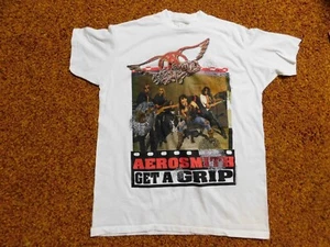 Vintage 1993 AEROSMITH Get a Grip Concert Tshirt Size 3X White - Picture 1 of 11