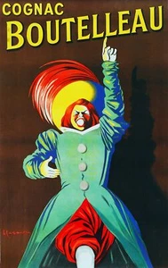 Decorative Poster. Fine Graphic Home Art Design. Cognac Boutelleau Ad. 2799 - Picture 1 of 1