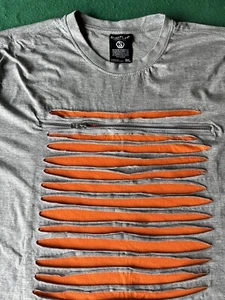 NWT Switch Remarkable Women’s Orange Grunge T-Shirt Size 3XL Short Sleeve - Picture 1 of 11