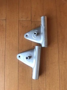 1975 Suzuki TS185 OEM Headlight Brackets Fork Ears Same Day Ship - Picture 1 of 2