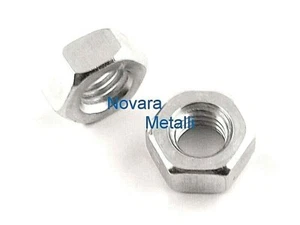 10 dadi esagonali pollici 3/8" UNF passo fine pitch nuts écrous Muttern tuercas - Imagen 1 de 1