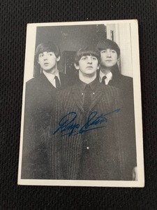 PAUL MCCARTNEY LENNON 3RD SERIES  #158 BLACK & WHITE 1964 TOPPS BEATLES CARD