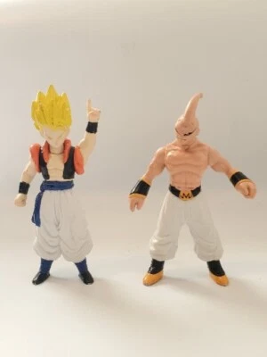 Lote De 2 Figuras Dragon Ball Z Jakks Majin Buu Gogeta 1989 Juguetes De Colección Anime Foto 1 de 4