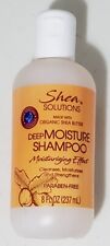 Shea Solutions Deep Moisture Shampoo Moisturizing Effect Shea Butter 8oz