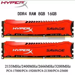 HyperX SAVAGE 8GB/16GB/32GB DDR4 3200 2666 2400 2133 MHz Desktop Memory 288-Pin - Picture 1 of 9